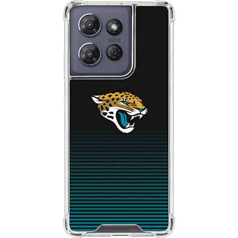 NFL Jacksonville Jaguars Breakaway Moto G Play 5G (2025) Clear Case